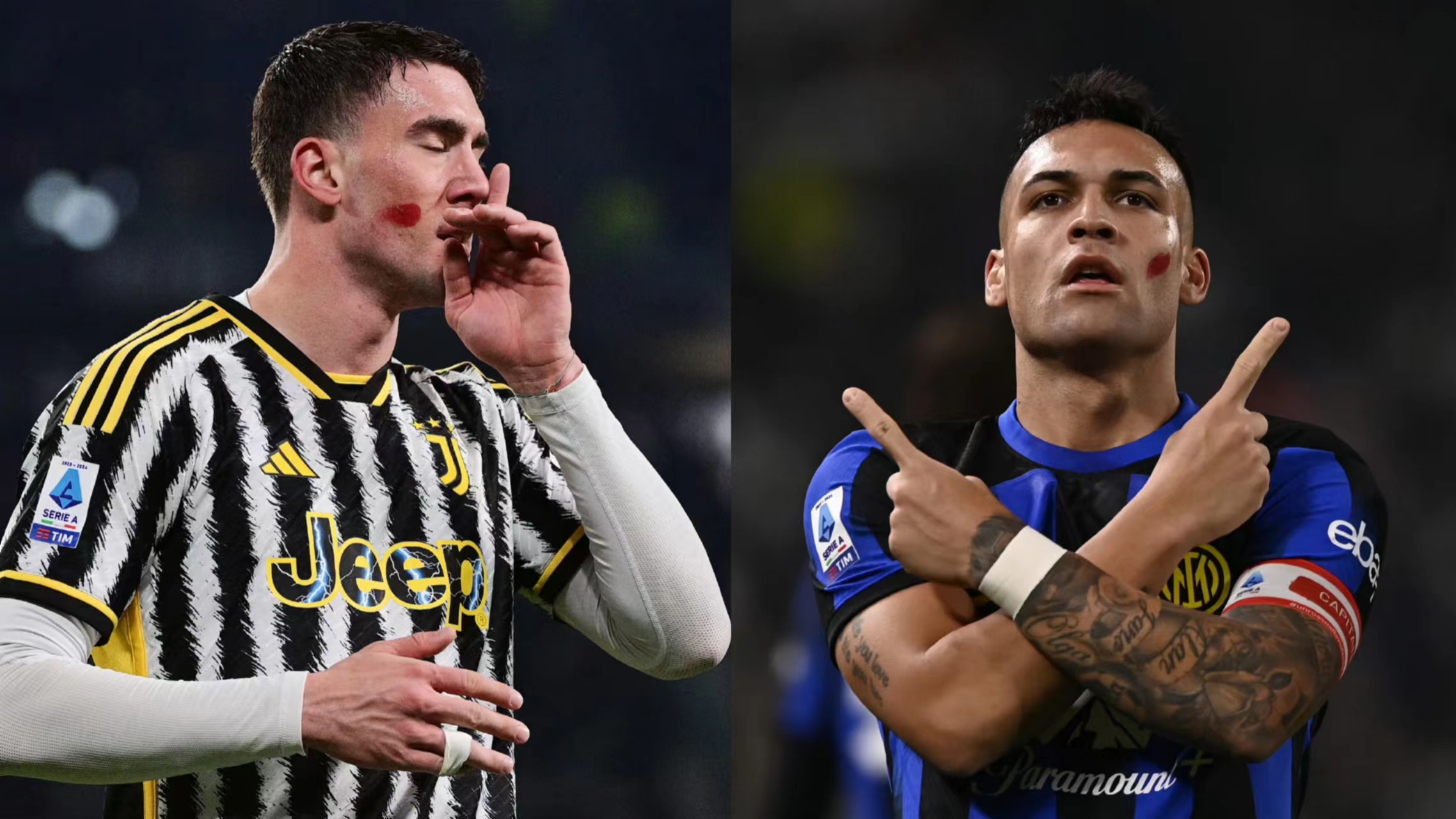 Juventus ja Inter Milan taistelivat 1-1, Inter Milan johtaa edelleen sarjaa